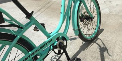 Pedego 24 Step Thru Interceptor Matching Aluminum Chain Guard