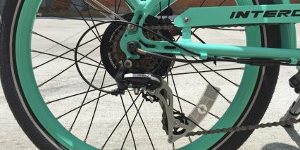 Pedego 24 Step Thru Interceptor Seven Speed Shimano Acera Derailleur