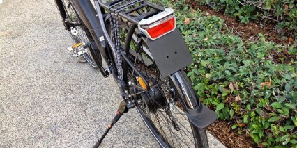 Easy Motion Nitro City Rear Rack License Plate Holder