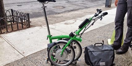 Electric Brompton Bag Removed