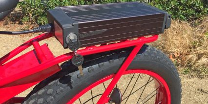 2015 Pedego Trail Tracker Locking Rack Style Battery