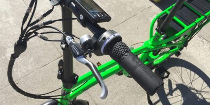 Pedego Latch Stitched Grips Integrated Bell Tektro Brake Levers