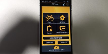 Easy Motion Evo City Mobile App Home Screen