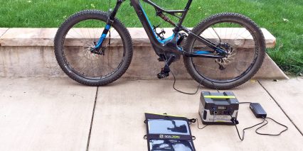 Goal Zero Yeti 400 Solar Generator Kit Electric Bike