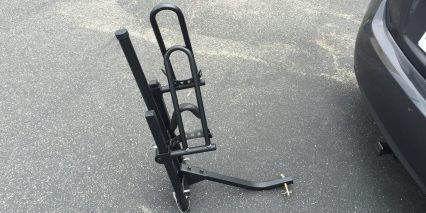 Prorack Bike Rack Hitch Platform Folded Side