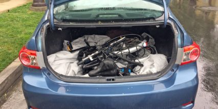 Platinum E Bike 3ond Folded In Trunk