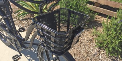 Electric Bike Company Model S Front Basket With Steel Mesh Insert