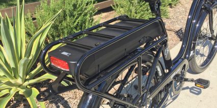 Electric Bike Company Model S Rear Hitch And Rack Battery