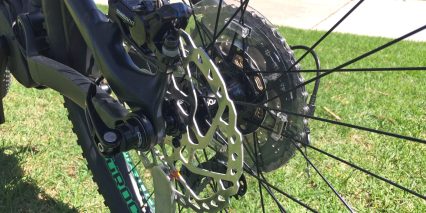 Trek Powerfly 8 Fs Plus 180 Mm Rear Disc Brake Rotor Qr Skewer