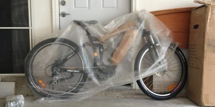 Voltbike Enduro Shipping Bubble Wrap