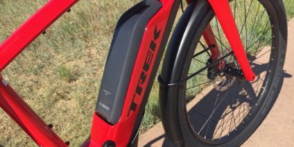 Trek Super Commuter Plus 8s Downtube Integrated Bosch Powerpack 500