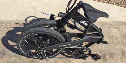 Enzo Ebikes Folding Lite Right Side Folded