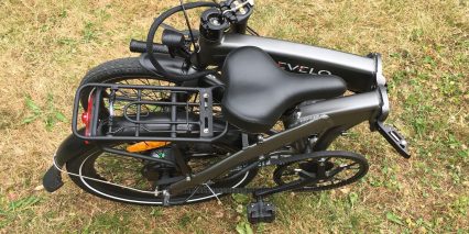 Evelo Quest One Electric Bike Folded