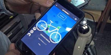 Piaggio Wi Bike Comfort Plus Smart Phone App Ebike Status Screen