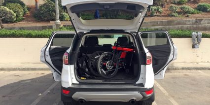 Xing Technologies Zycle Folded In Car Trunk