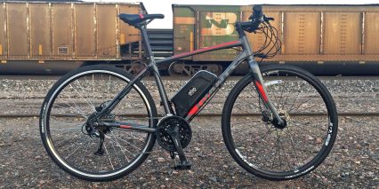 Electric Bike Outfitters 48v Burly Kit Installed On Giant Road Bike