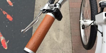 2018 Electric Bike Company Model S Leather Grips With Lockers