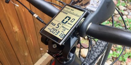 Optibike R15c Carbon Fiber Large Backlit Display Panel