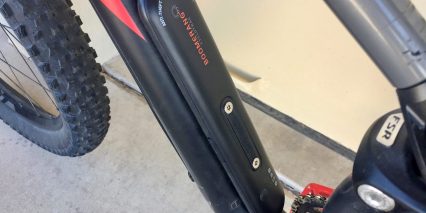 Boomerang Cyclotrac Gps Bike Security Mounted To Downtube