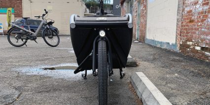 2019 Urban Arrow Family Front View Headlight Cargo Box