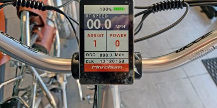 California Bicycle Factory Retro S Backlight Color Display