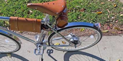 California Bicycle Factory Retro S Leather Saddle