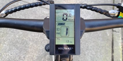 Voltbike Bravo Angled Display Wire Wraps