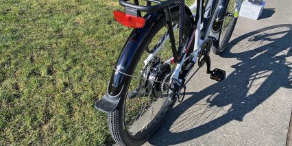 Voltbike Bravo Integrated Rear Light Fenders With Mud Flaps