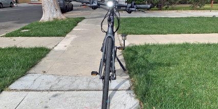 Yamaha Cross Core On Kickstand With Integrated Headlight