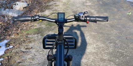 2019 Voltbike Yukon 750 Cockpit View Compass Bell Display