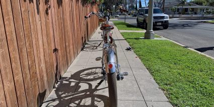 California Bicycle Factory Retro R Rear Fender Integrated Light