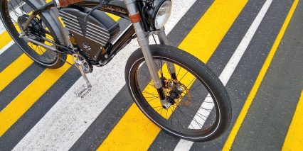 Vintage Electric Roadster Inverted Front Suspension Fork