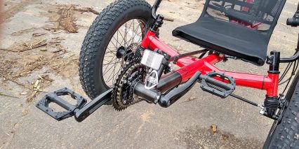 2019 Electric Bike Technologies Electric Fat Tad Trike Boom Crank Arm