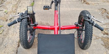 2019 Electric Bike Technologies Electric Fat Tad Trike Cockpit View