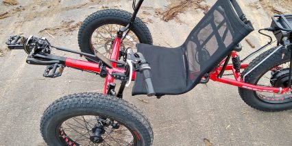 2019 Electric Bike Technologies Electric Fat Tad Trike Mesh Seat