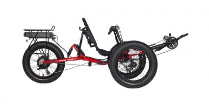 2019 Electric Bike Technologies Electric Fat Tad Trike Stock Trike Red