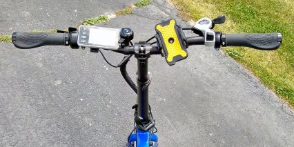 2019 Enzo Ebikes Electric Folding Bike Cockpit View