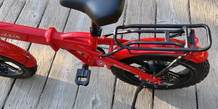 E Lux Sierra Sport Rear Rack Kickstand Saddle