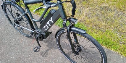 Electric Bike Technologies Electric City Bike Front Suspension Fork Brakes With Motor Inhibitors