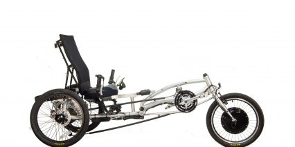 Electric Bike Technologies Ez 3 Hd Electric Trike Stock Silver