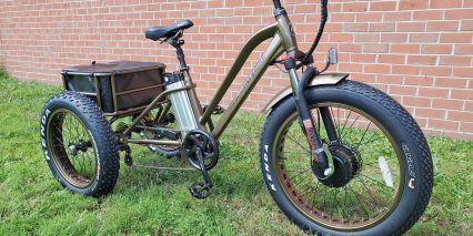 Electric Bike Technologies Fat Tire Trike Front Suspension