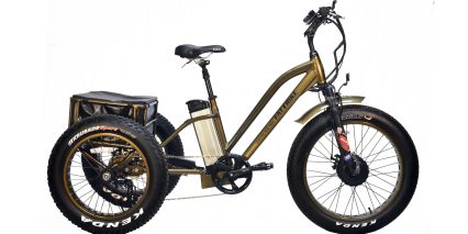 Electric Bike Technologies Fat Tire Trike Stock Trike Bronze