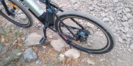 Ancheer Power Plus Electric Mountain Bike Kickstand