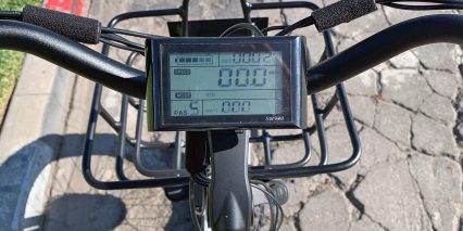 Emojo Caddy Trike King Meter Grayscale Display Adjustable Angle Stem