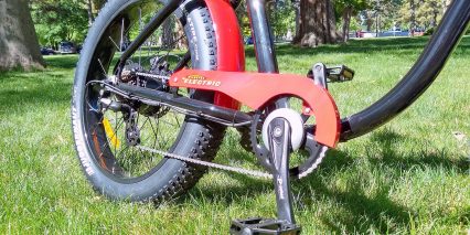 Wildsyde The Beast Color Matched Chain Guard Platform Pedals