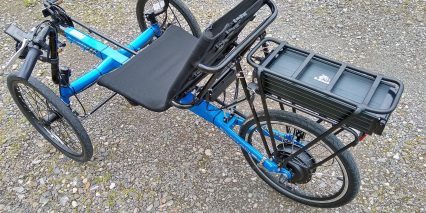 Electric Bike Technologies Eco Tad Trike Battery Rack