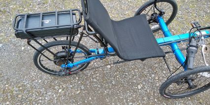 Electric Bike Technologies Eco Tad Trike Mesh Seat