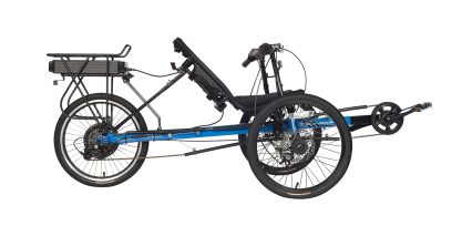 Electric Bike Technologies Eco Tad Trike Stock Trike Blue