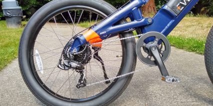 Evelo Aries Hub Drive Shimano Tourney System