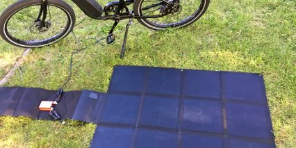 Electric Bike Company Ebc Solar Panel Charging Operation